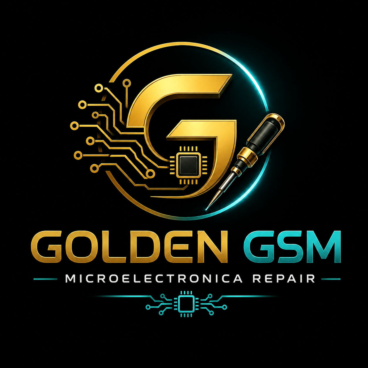 Golden GSM Logo